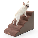 Cozy Kiss 5-Step Extra Wide Curved Pet Stairs for safe pet access 