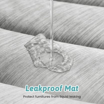 Cozy Kiss leakproof mat preventing liquid from reaching a sofa #color_Grey