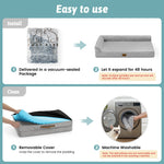 Instructions for using and cleaning a pet bed
